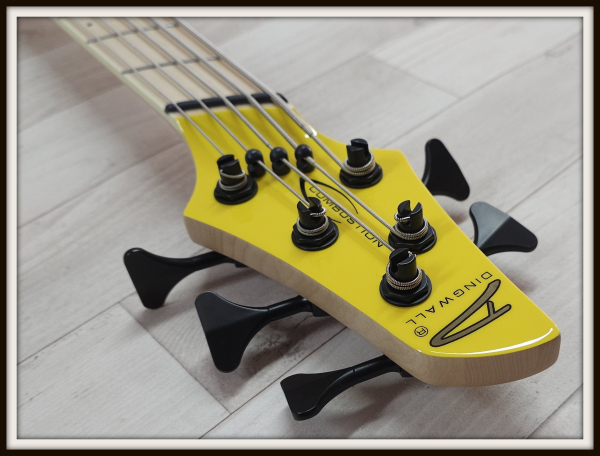 Dingwall NG3 5-String Nolly, Ferrari Yellow LTD, Limited Run